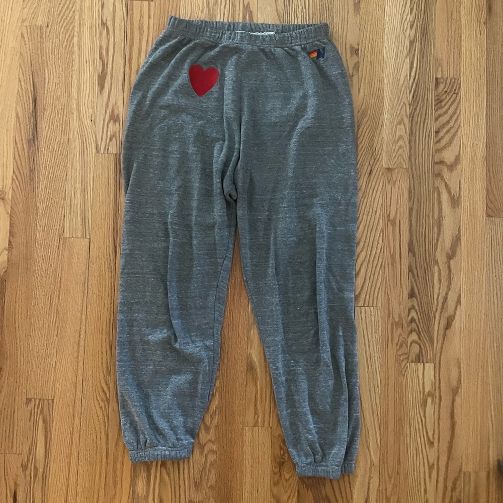 Aviator Nation Heart Stitch Sweatpants